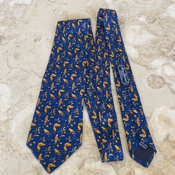 Alain Figaret Paris 100% Silk Handmade Tie - Picture 3 of 8